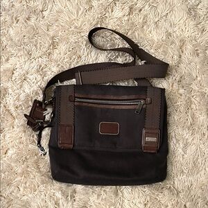 Tumi Dark Brown Messenger Bag